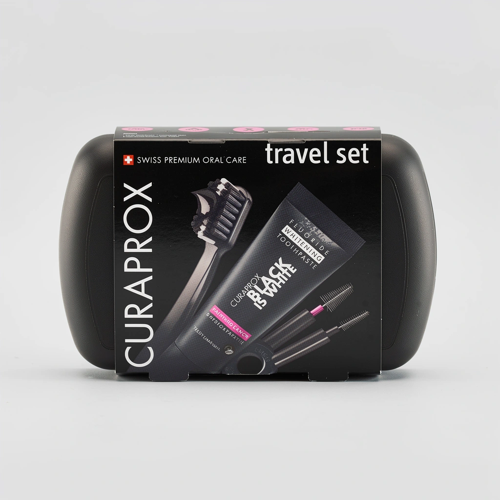 Дорожный набор Curaprox Black Is White