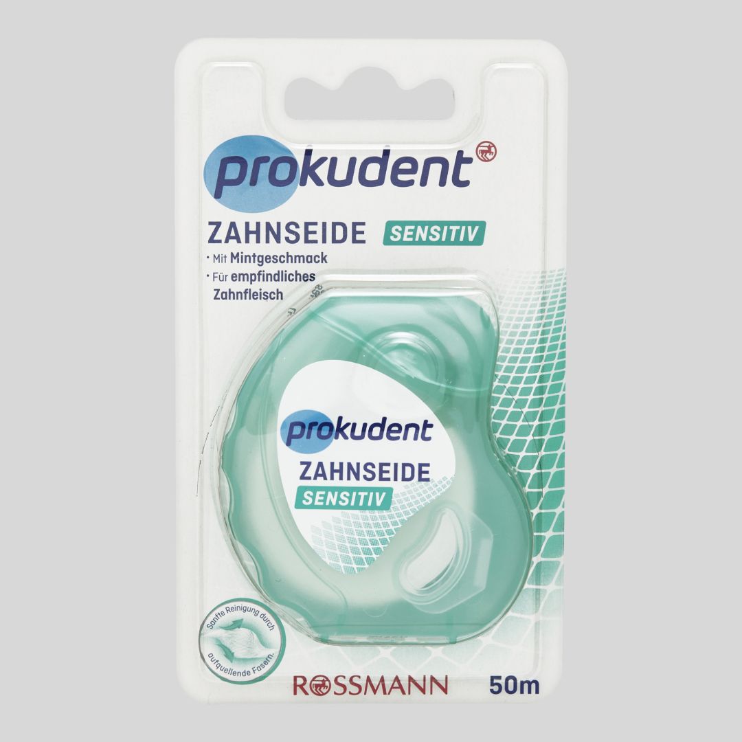 Зубная нить Prokudent Sensitive, 50 M
