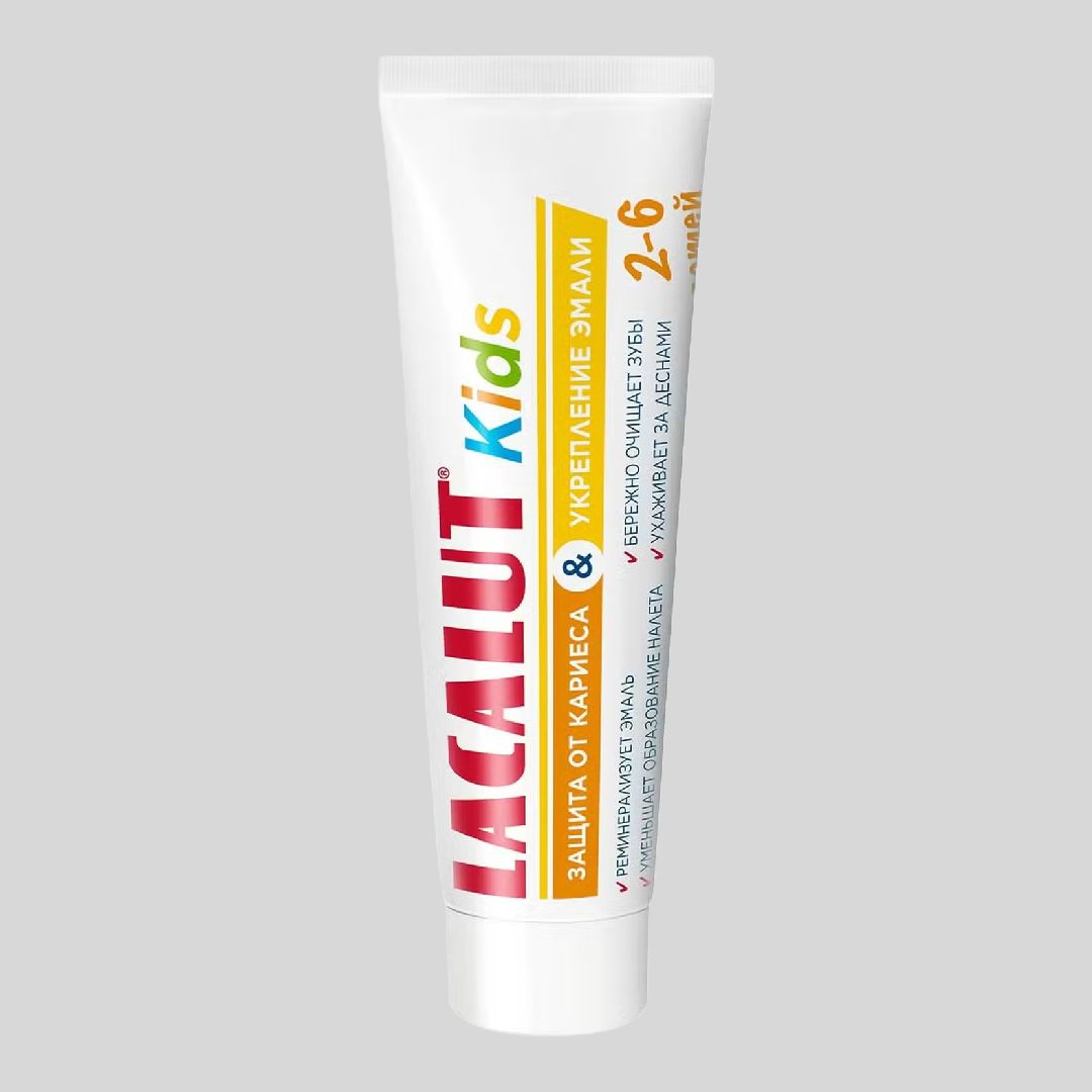 Зубная паста Lacalut Kids 2-6, сладкая мята, 65 мл