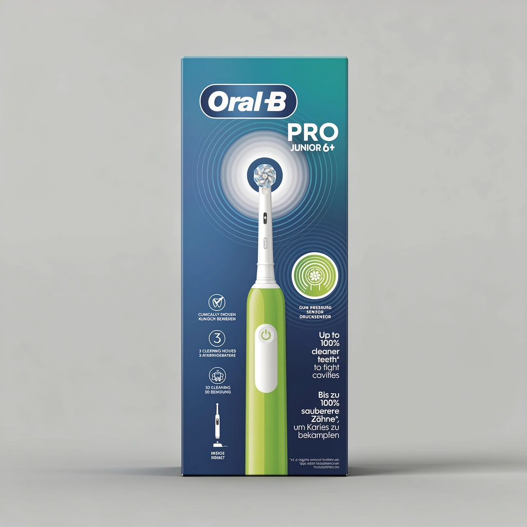 Детская электрощётка Oral-B Pro 1 зеленая