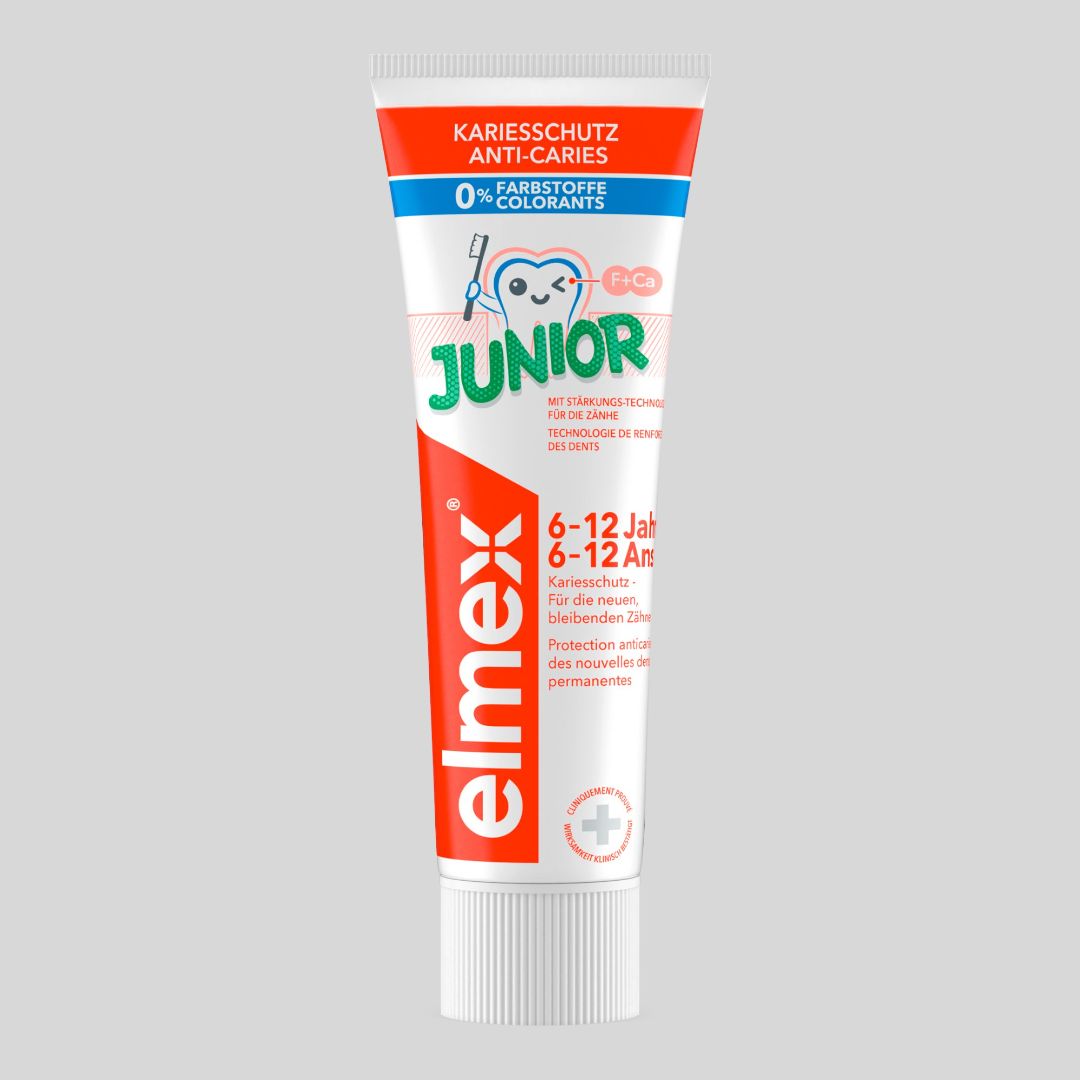 Зубная паста Elmex Junior от 6-12 лет, 75 мл