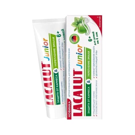 Детская зубная паста Lacalut junior 6+