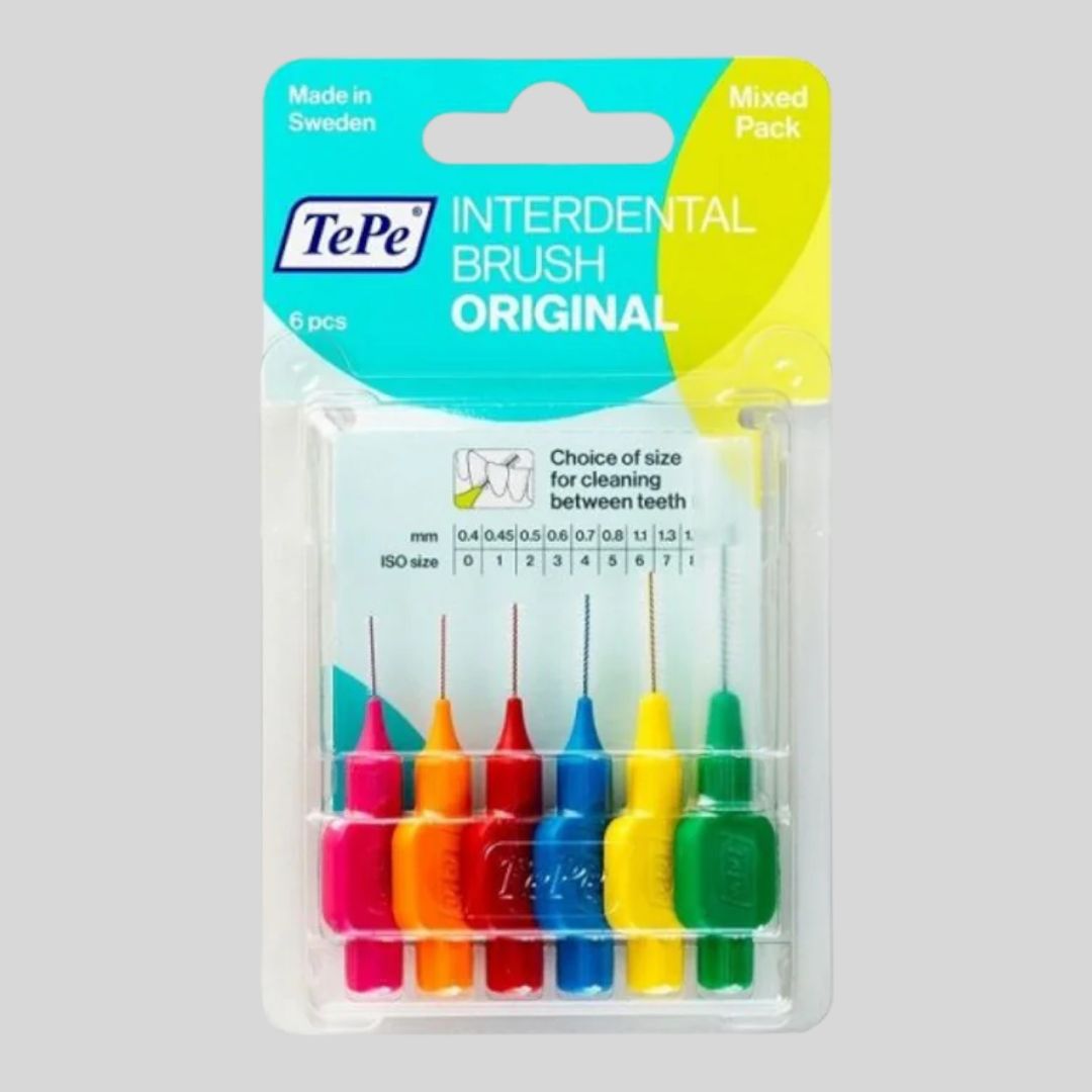 Межзубные ёршики TePe Interdental Brush Original Mix (0,4 - 0,8 Mm ), 6 шт