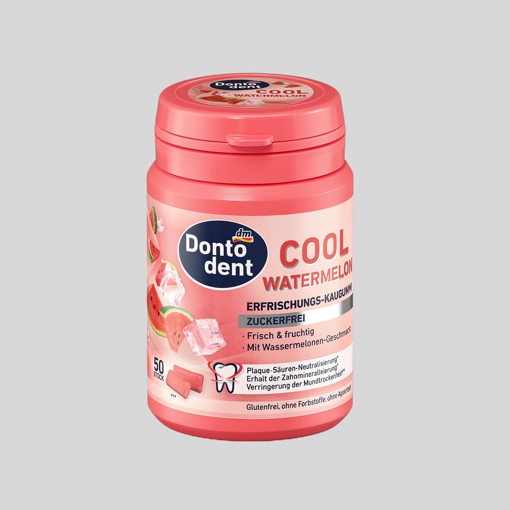 Жевательные резинки Dontodent Cool Watermelon, 50 штук