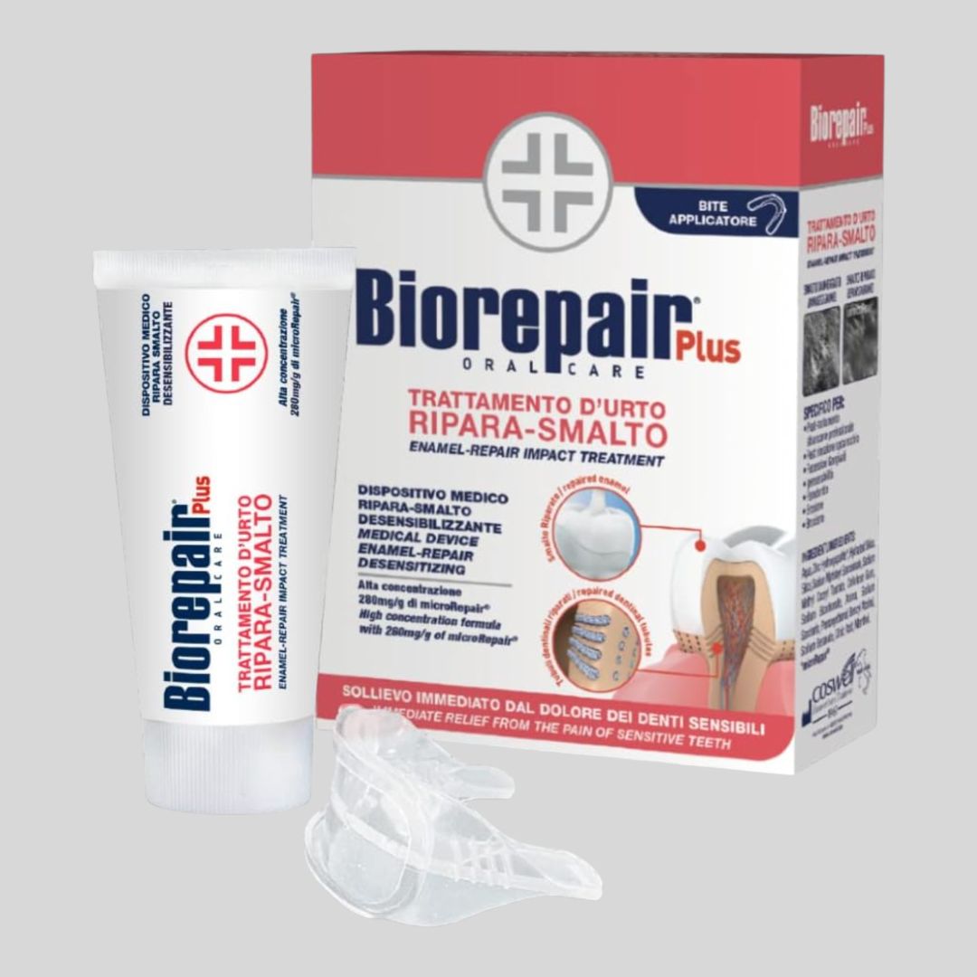 Набор для снижения чувствительности Biorepair Enamel Repair - Impact Treatment, 50 мл