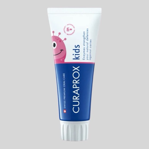 Зубная паста Curaprox Enzycal Kids 6+, от 6 -12 лет со вкусом арбуза, 60 мл