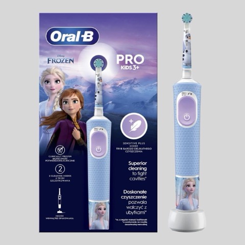 Детская электрическая щётка Oral-B Vitality Pro Kids 3+ холодное сердце