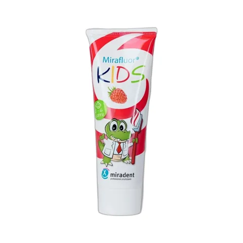 Зубная паста Miradent Mirafluor kids (с 0 до 6 лет), 75 мл