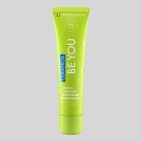 Отбеливающая зубная паста Curaprox Be You, со вкусом яблока и алоэ, 60 мл