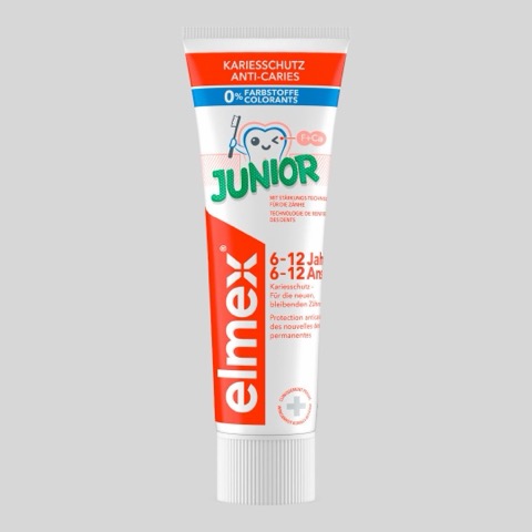 Зубная паста Elmex Junior от 6-12 лет, 75 мл