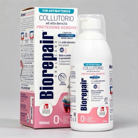 Ополаскиватель Biorepair Mouthwash GUM Protection, 50мл мини версия