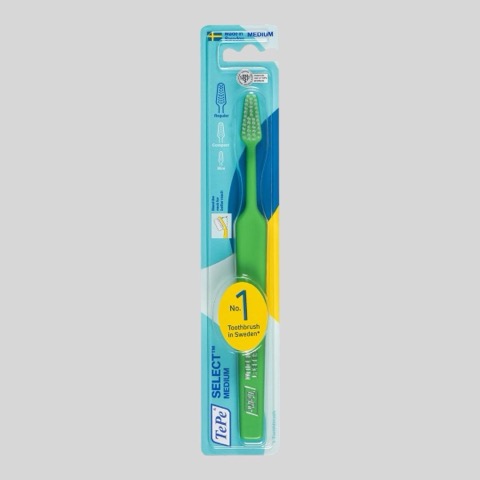 Зубная щётка TePe Select Medium в блистере средней жесткости