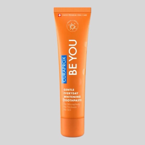 Отбеливающая зубная паста Curaprox Be You — со вкусом персика и абрикоса, 60мл